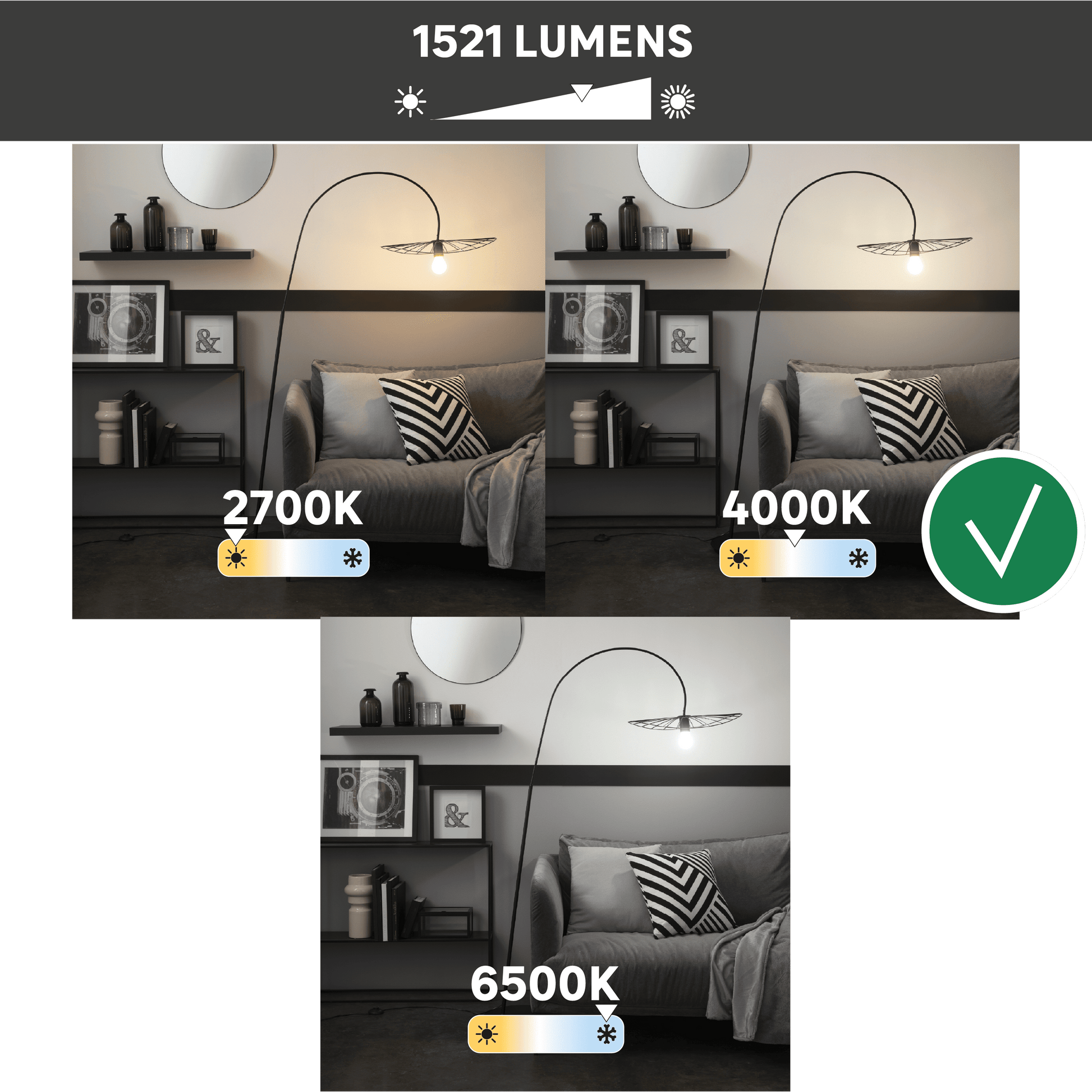 Bricocenter 3 LED BULBS E27=100W DROP TRANSPARENT NATURAL LIGHT