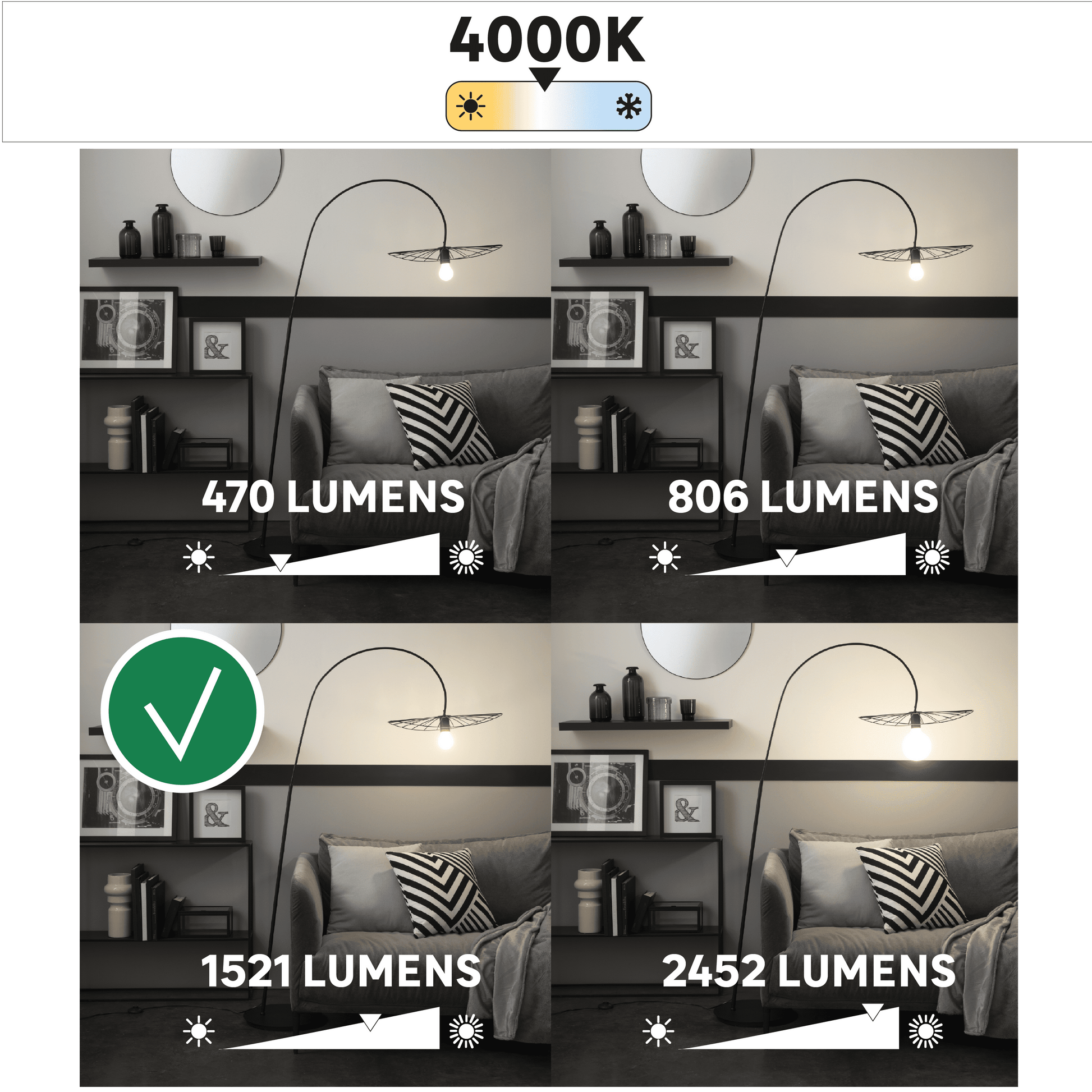 Bricocenter 3 LED BULBS E27=100W DROP TRANSPARENT NATURAL LIGHT