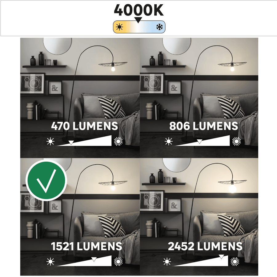 Bricocenter 3 LED BULBS E27=100W DROP TRANSPARENT NATURAL LIGHT