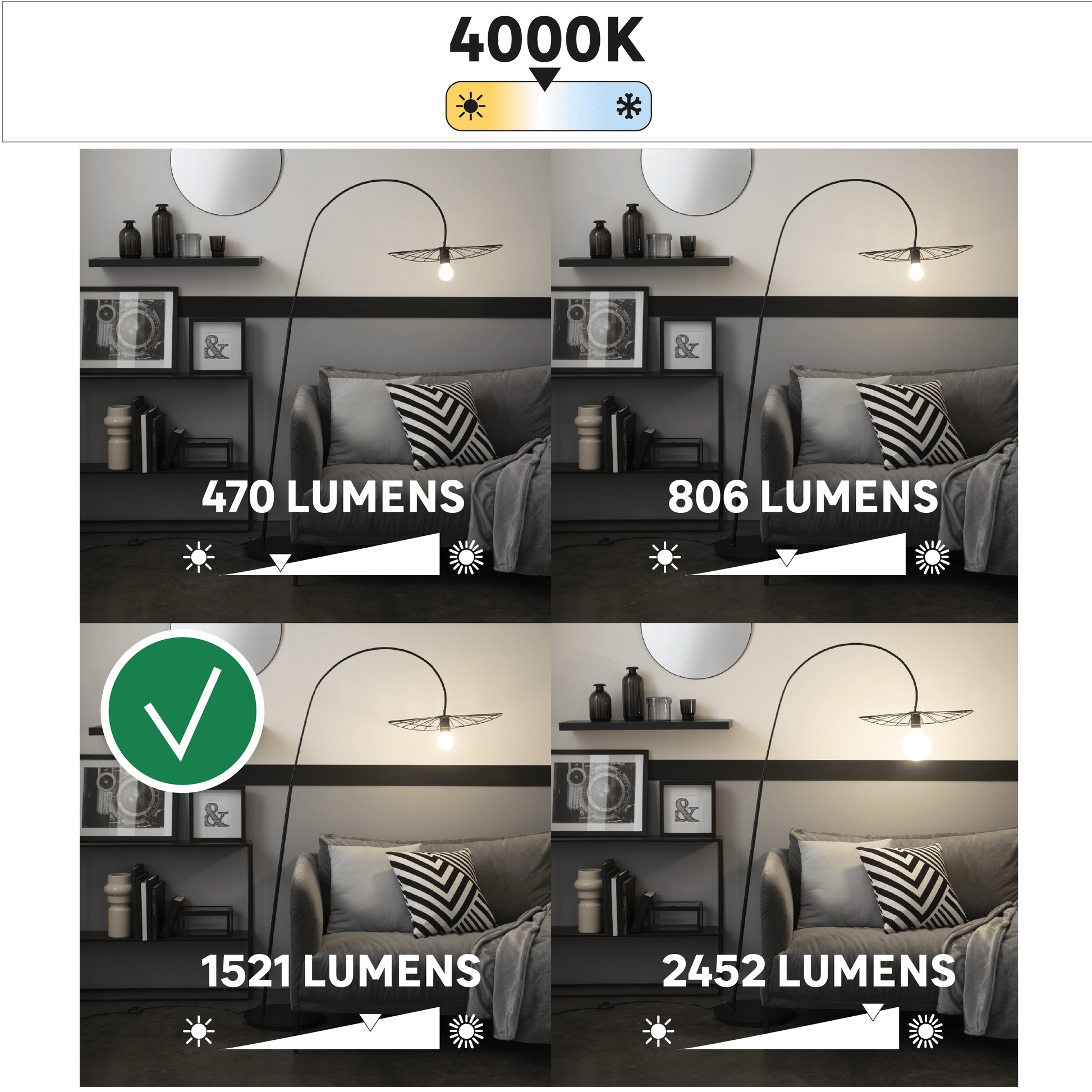 Bricocenter 3 LED BULBS E27=100W FROSTED DROP NATURAL LIGHT