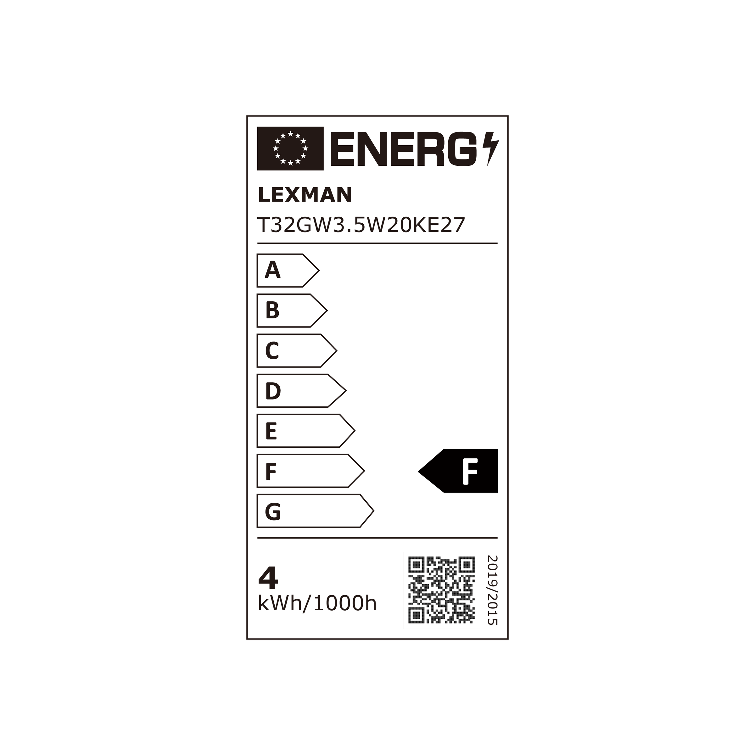 Bricocenter DECORATIVE LED BULB E27= 28W TUBULAR AMBER