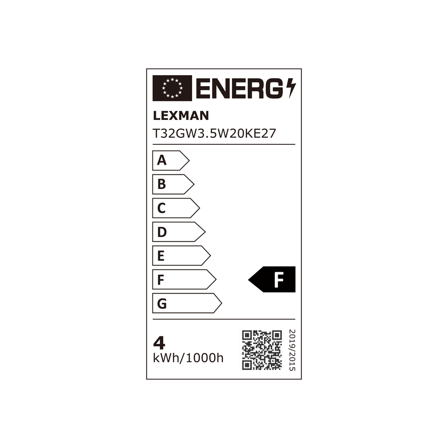 Bricocenter DECORATIVE LED BULB E27= 28W TUBULAR AMBER