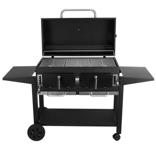 Bricocenter KING SIZE CHARCOAL BARBECUE With 2 independent burners