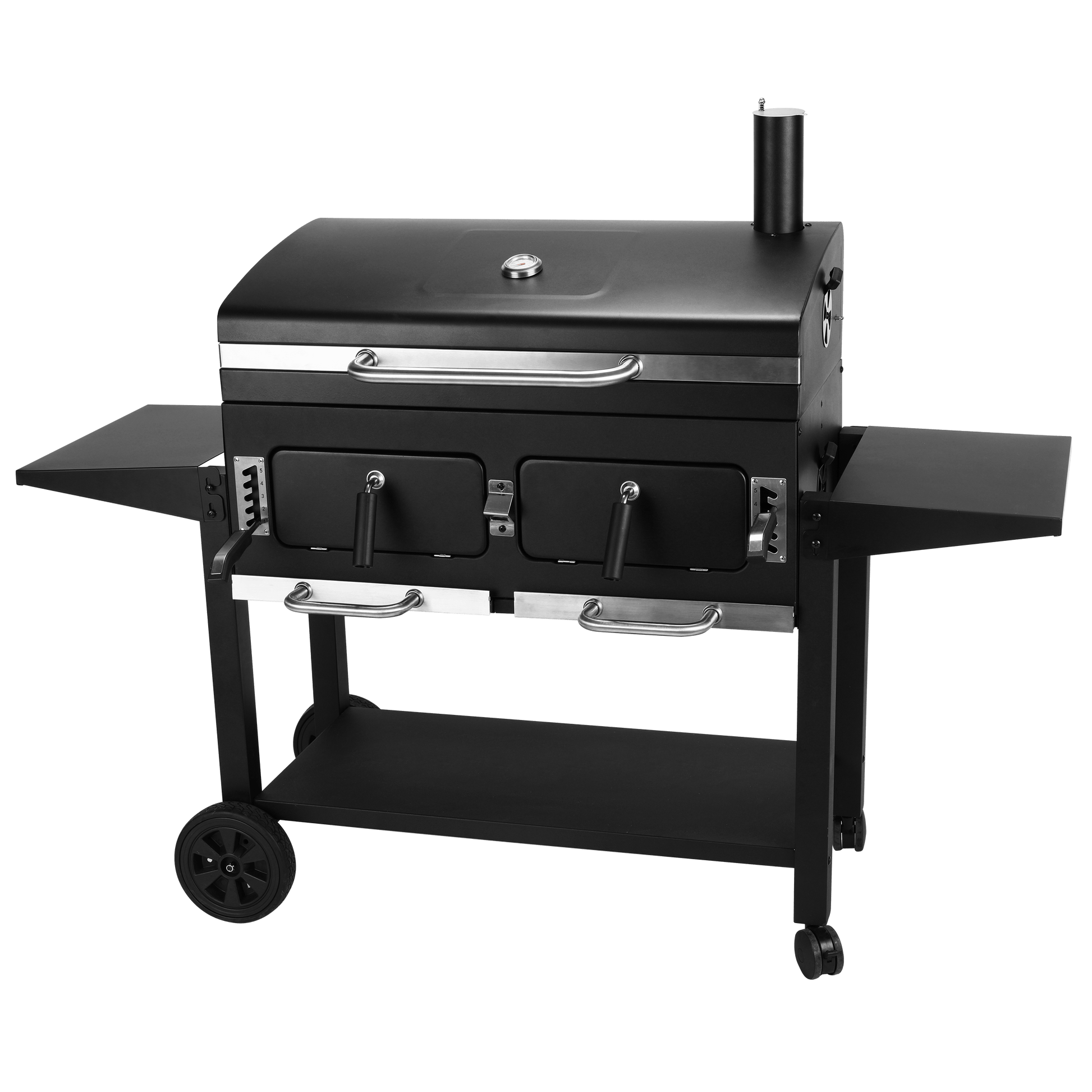 Bricocenter KING SIZE CHARCOAL BARBECUE With 2 independent burners