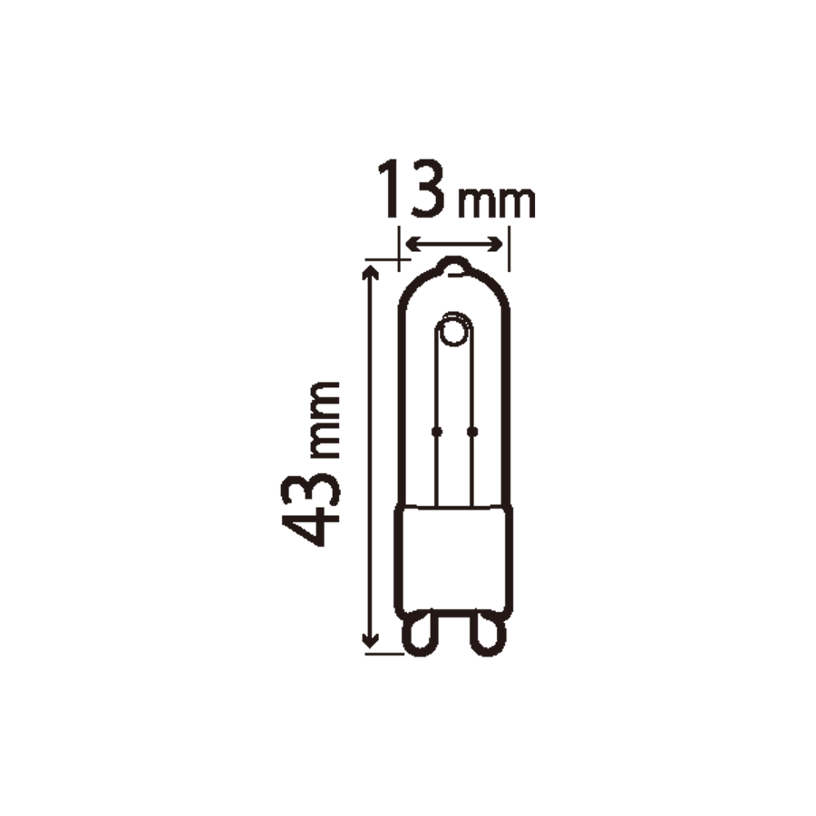 Bricocenter 3 G9 HALOGEN BULBS =40W