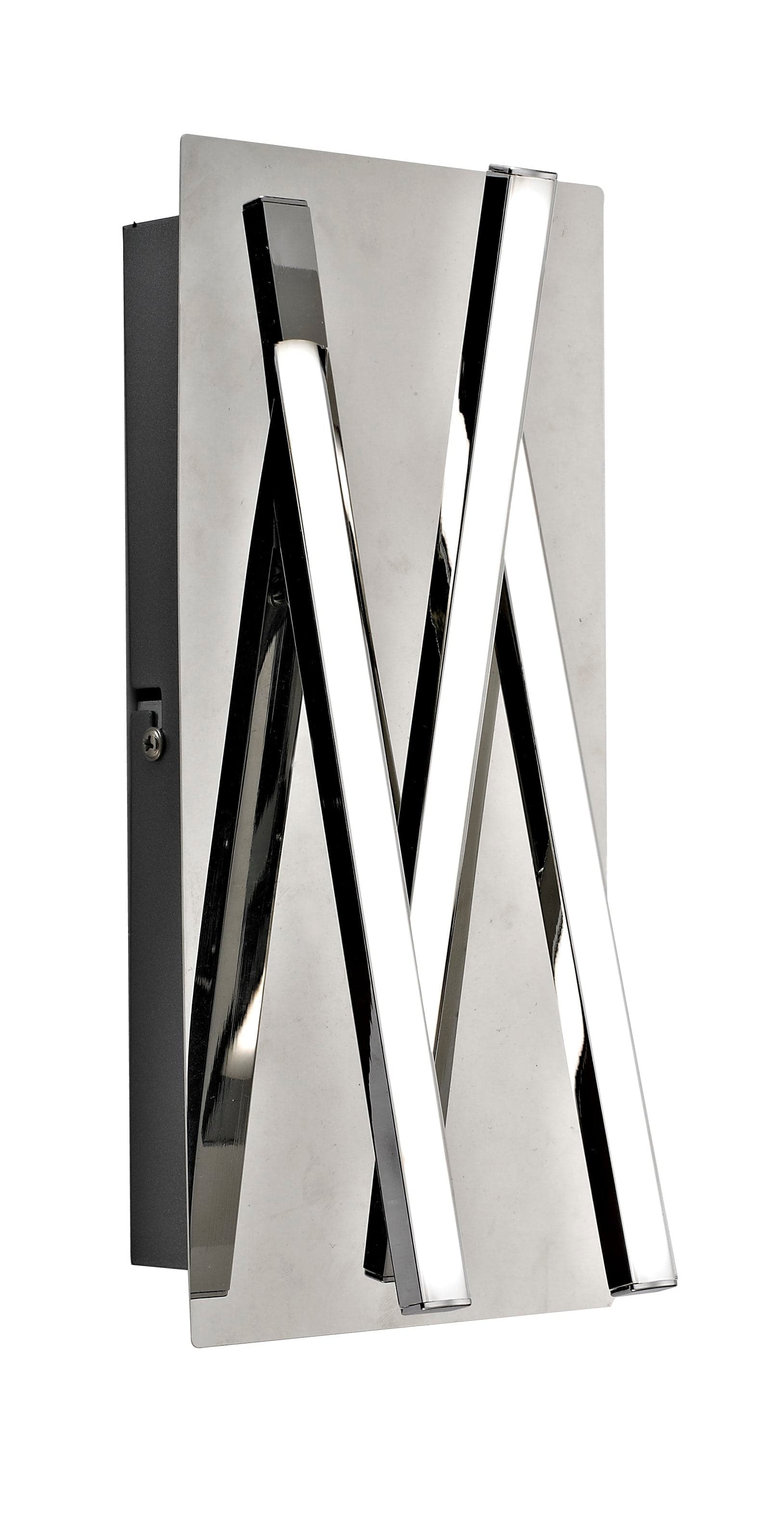 Bricocenter OTOK LIGHT fixture in polished chrome 40.3X40.3xH5.2 CM LED 30W WARM LIGHT