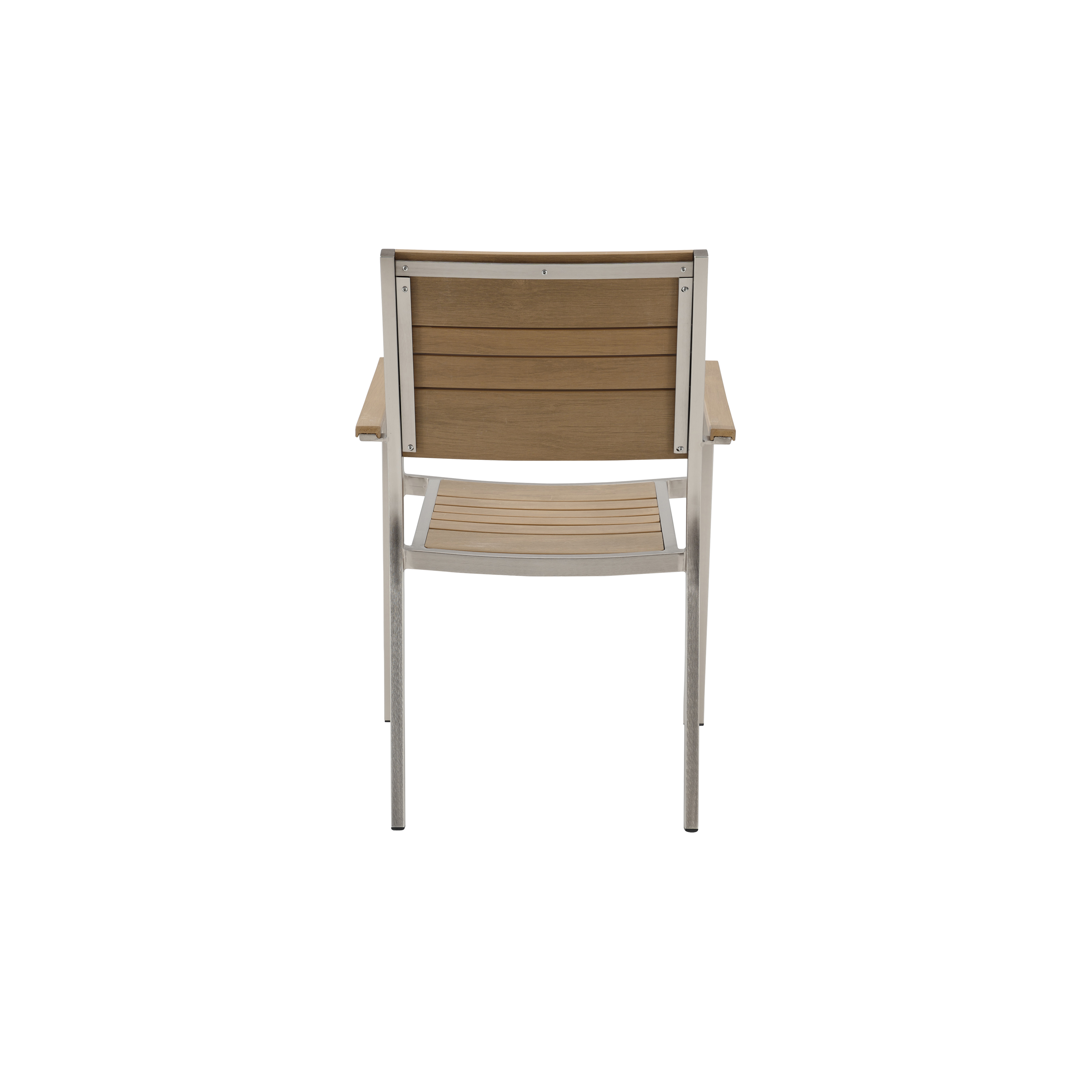 CHAIR WITH ARMRESTS MENORCA NATERIAL 57X55 ALUMINUM POLIWOOD - Premium Garden Chairs from Bricocenter - Just €81.99! Shop now at Maltashopper.com