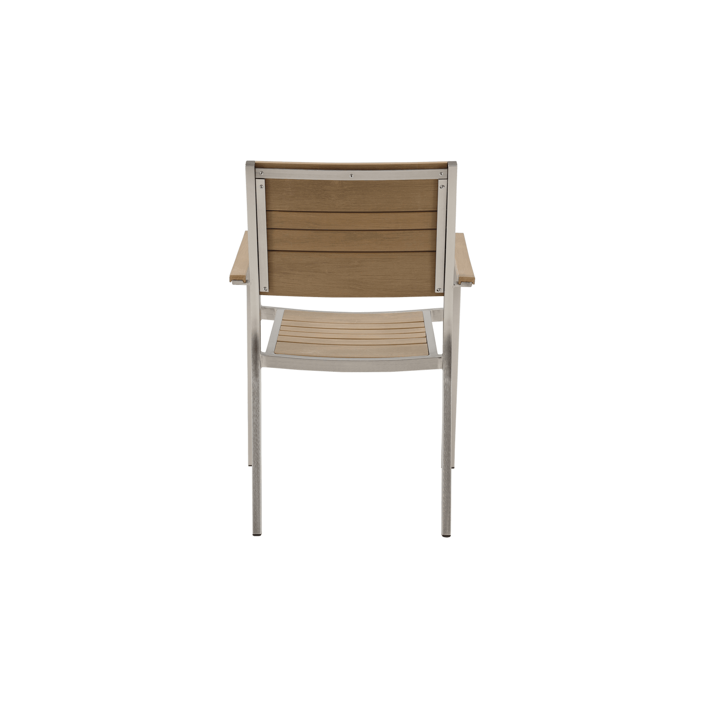 Bricocenter CHAIR WITH ARMRESTS MENORCA NATERIAL 57X55 ALUMINUM POLIWOOD