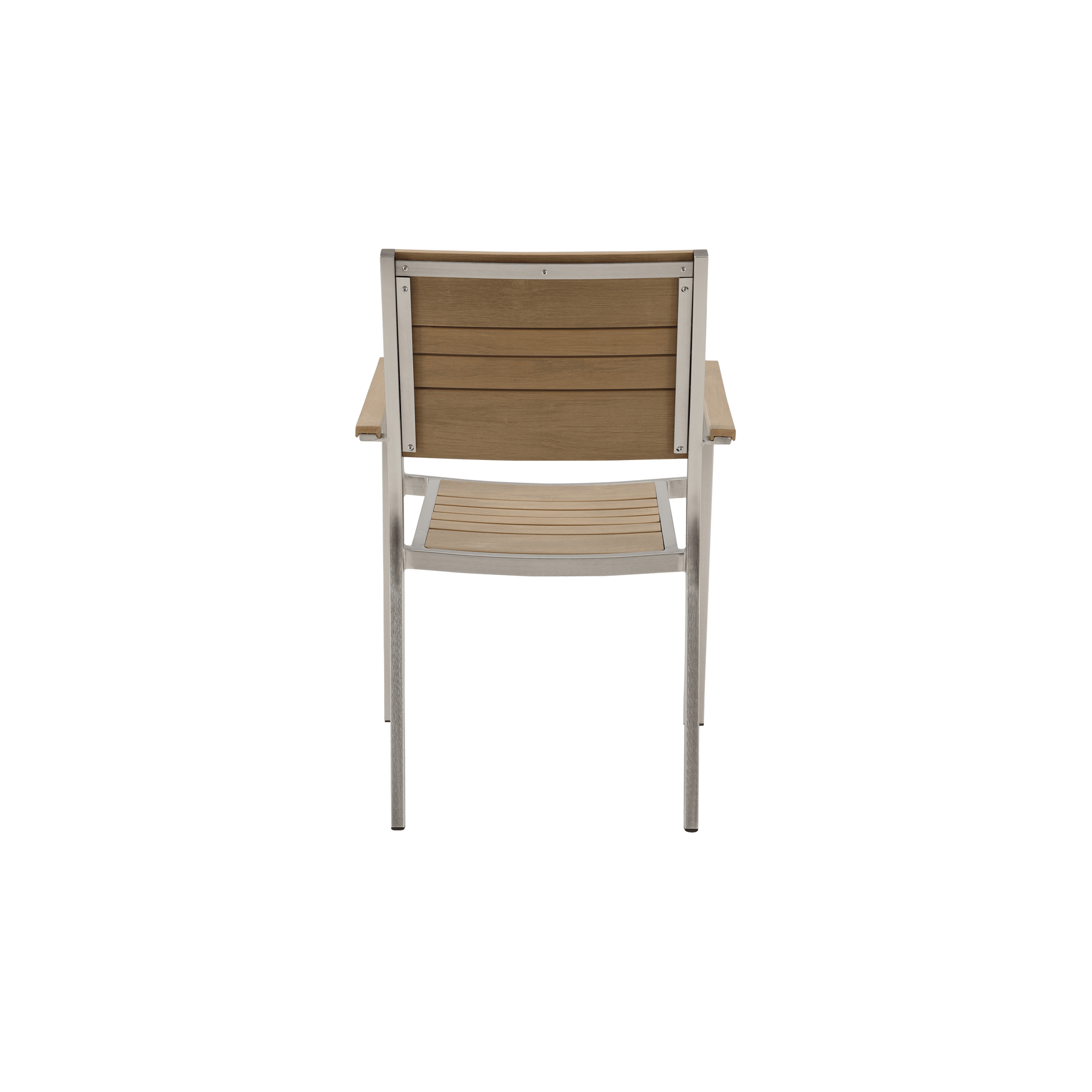 Bricocenter CHAIR WITH ARMRESTS MENORCA NATERIAL 57X55 ALUMINUM POLIWOOD