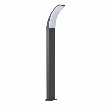 Bricocenter LAKKO - lamp aluminium grey 96x22x12cm LED 11W natural light IP44