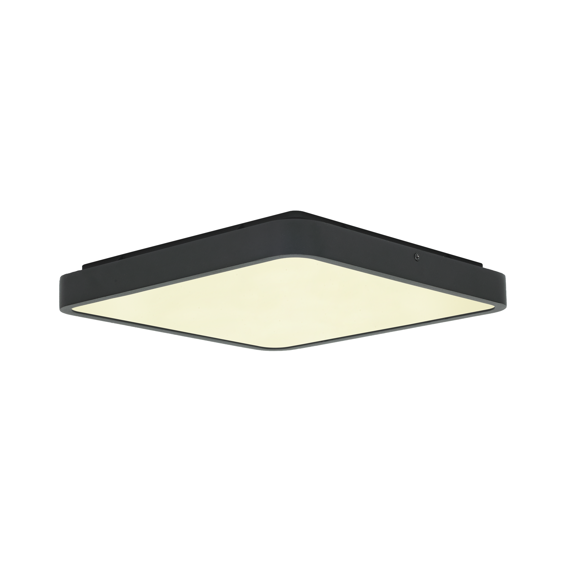 PONOCA ALUMINIUM CEILING LAMP BLACK 30X5X30CM LED 1800LM NATURAL LIGHT IP44 - best price from Maltashopper.com BR420006828