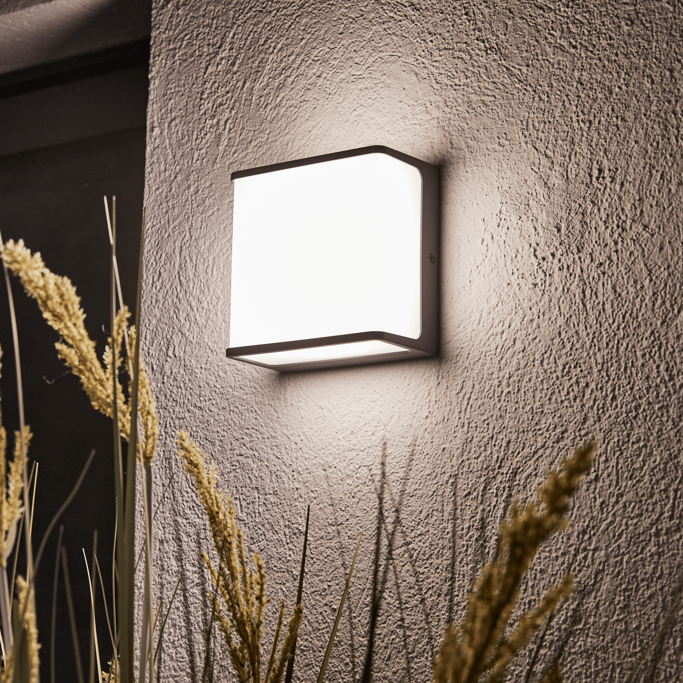 Bricocenter TELIN ALUMINIUM WALL LIGHT SILVER 15X8X15 CM LED 14.5W NATURAL LIGHT IP54
