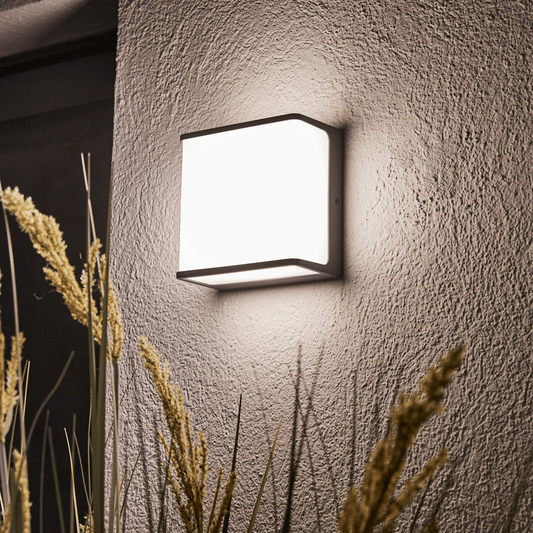 Bricocenter TELIN ALUMINIUM WALL LIGHT SILVER 15X8X15 CM LED 14.5W NATURAL LIGHT IP54