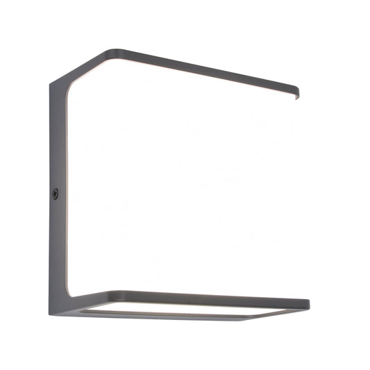 TELIN ALUMINIUM WALL LIGHT SILVER 15X8X15 CM LED 14.5W NATURAL LIGHT IP54