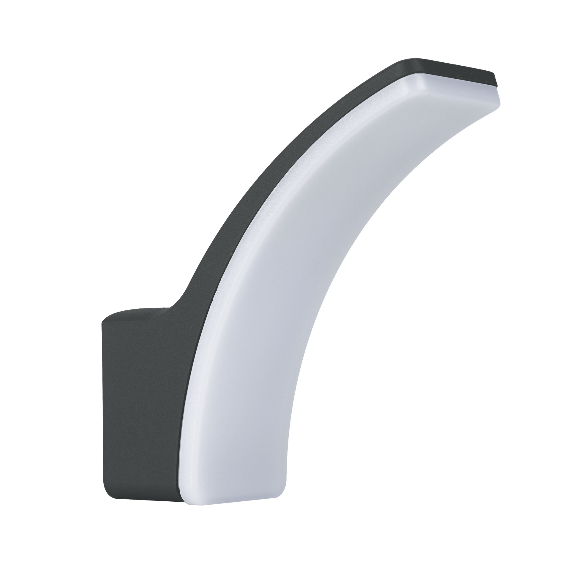 Bricocenter LAKKO GREY ALUMINIUM WALL LIGHT 22X22X8CM LED 11W NATURAL LIGHT IP44