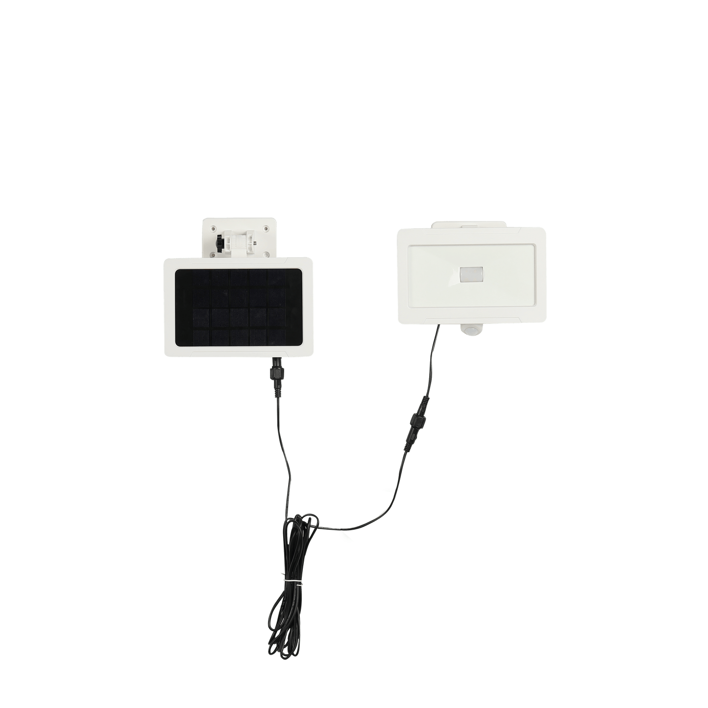 Bricocenter THOS SOLAR PROJECTOR ALUMINIUM WHITE 19.5X11.5X27CM 1000LM WITH IP MOTION SENSOR