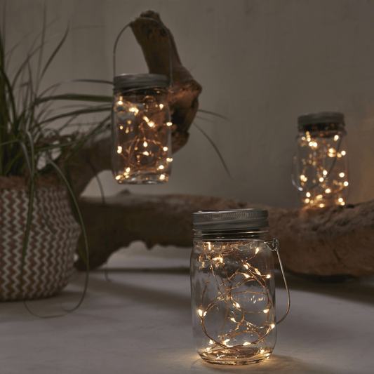 Bricocenter 3 PORTABLE GLASS SOLAR LAMPS 13CM 5LM 3000K IP44