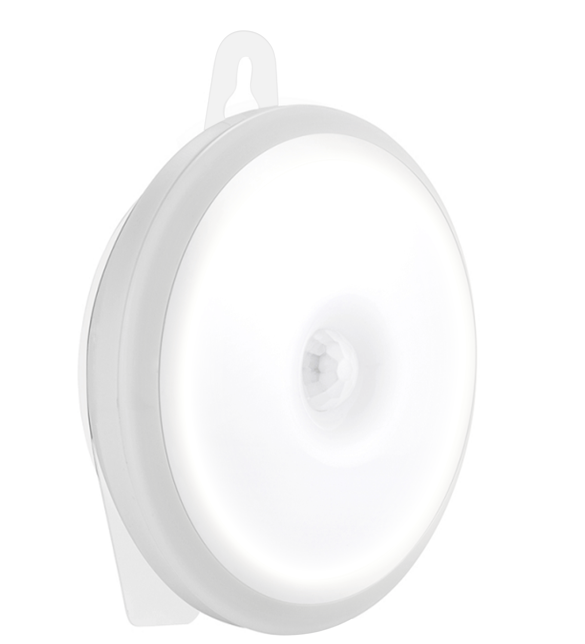 Bricocenter TRIXI SAFETY LIGHT PLASTIC WHITE D8 CM LED 50LM NATURAL LIGHT WITH PRESENCE SENSOR