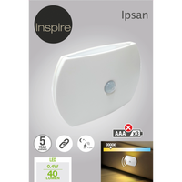 IPSAN PLASTIC MARKER WHITE 10CM LED 40LM WARM LIGHT WITH MOTION SENSOR - best price from Maltashopper.com BR420006838