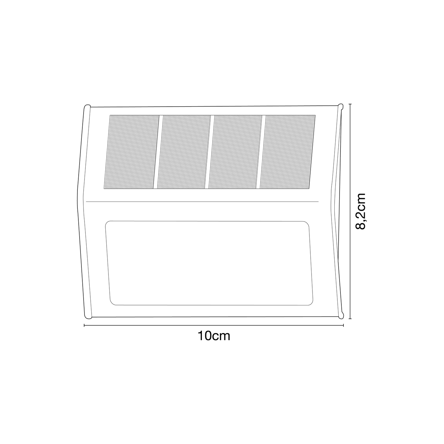 Bricocenter 2 NILS STAINLESS STEEL 10X8.2CM IP44 SOLAR MARKERS