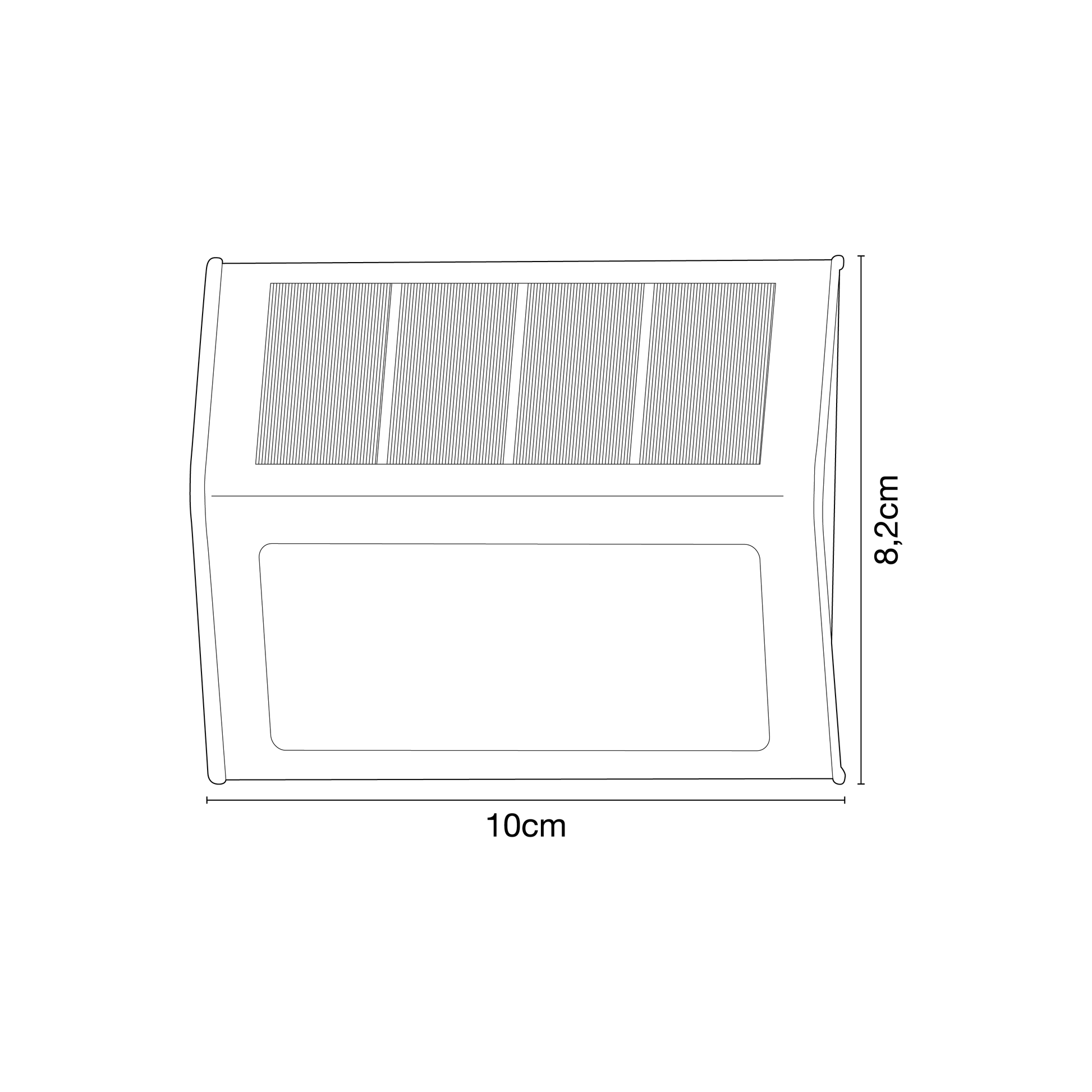 Bricocenter 2 NILS STAINLESS STEEL 10X8.2CM IP44 SOLAR MARKERS