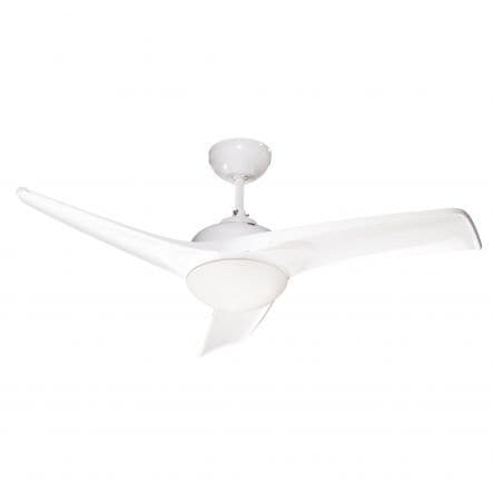 ARUBA CEILING FAN 3 BLADES D112 2XE27 46W PLASTIC WHITE - best price from Maltashopper.com BR420002959