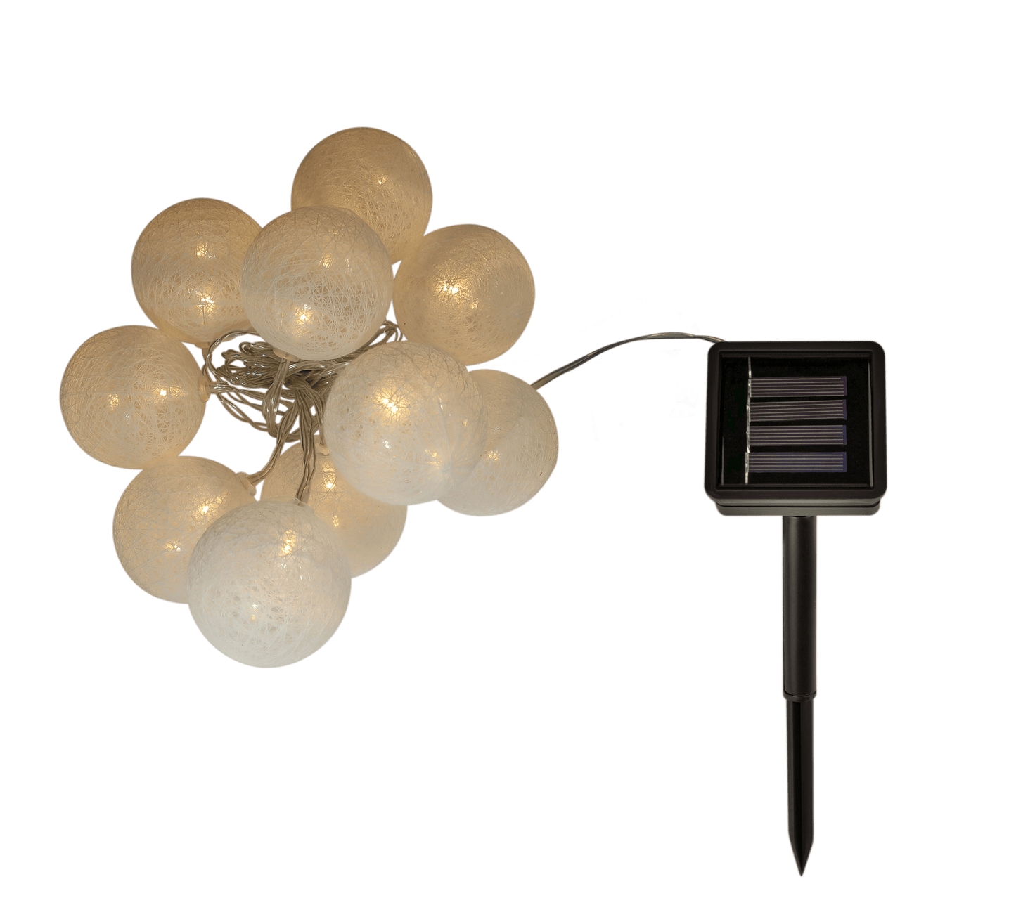 Bricocenter HINU SOLAR GARLAND 10 BALLS 3.4 M 20 LUMENS IP44