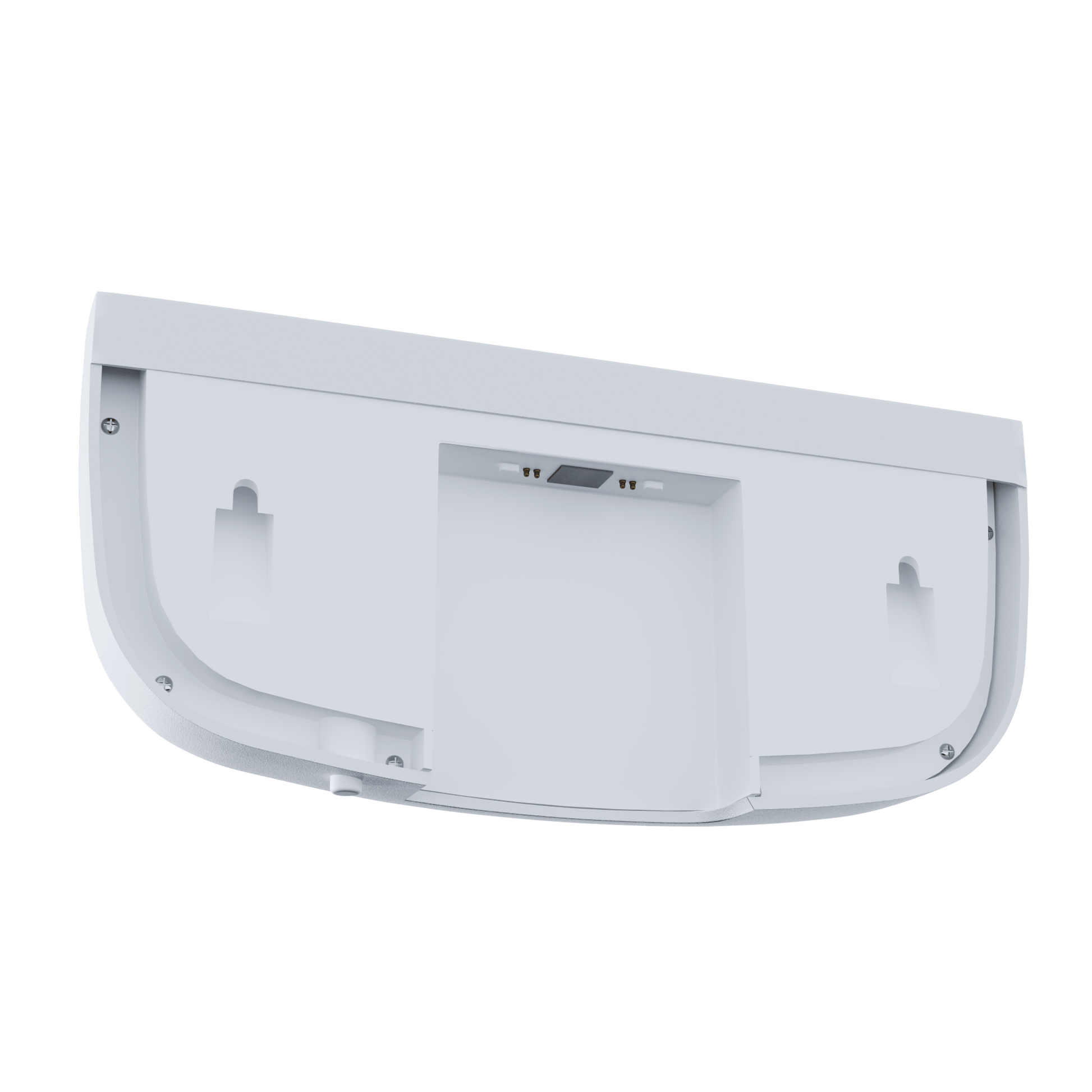 Bricocenter FOLEY SOLAR FLOOR LIGHTING WHITE ALUMINIUM 27x13x12.3CM LED 900LM NATURAL LIGHT IP44
