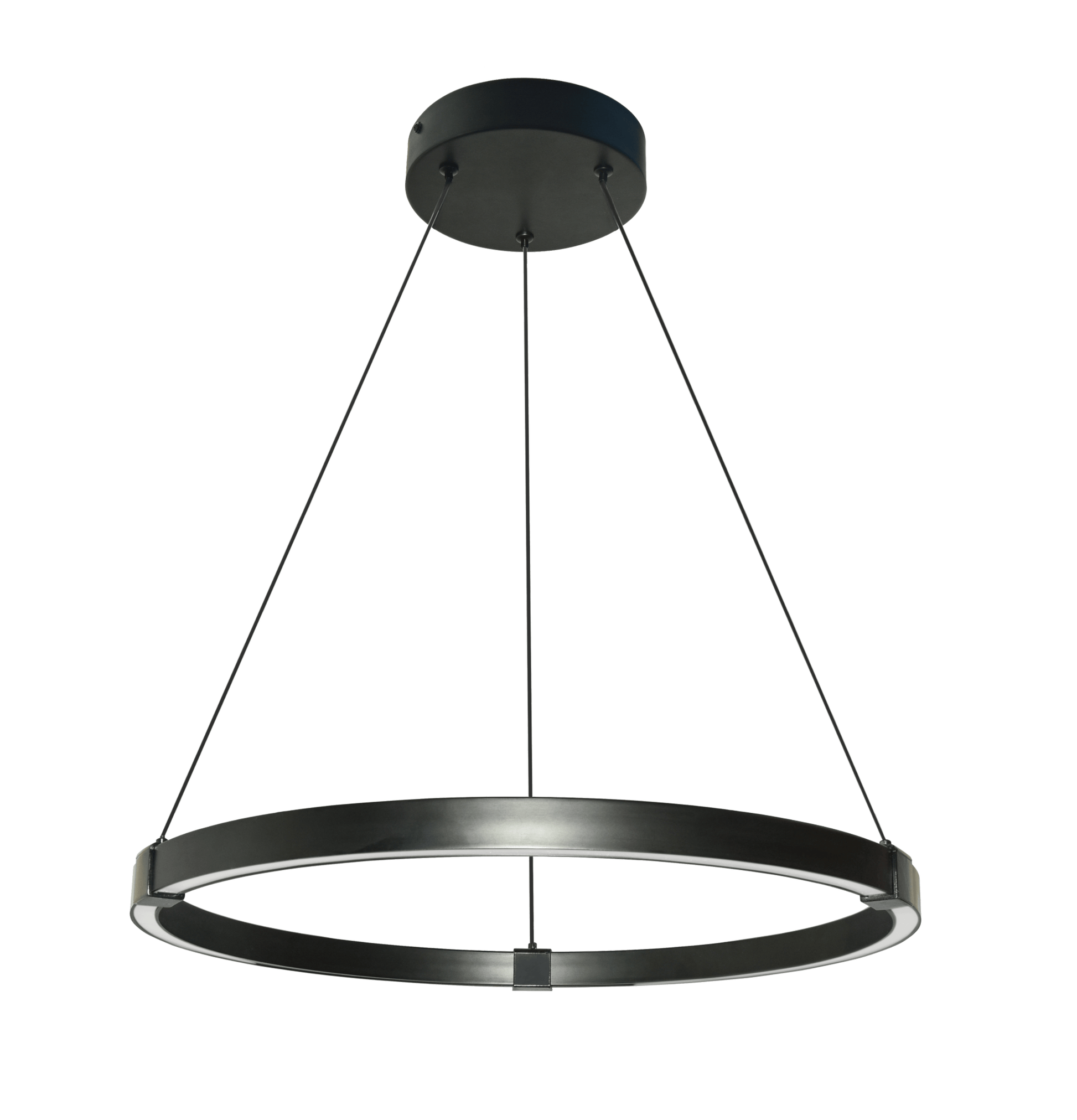 Bricocenter CASSINI METAL CHANDELIER BLACK D56 CM LED 33W CCT DIMMABLE