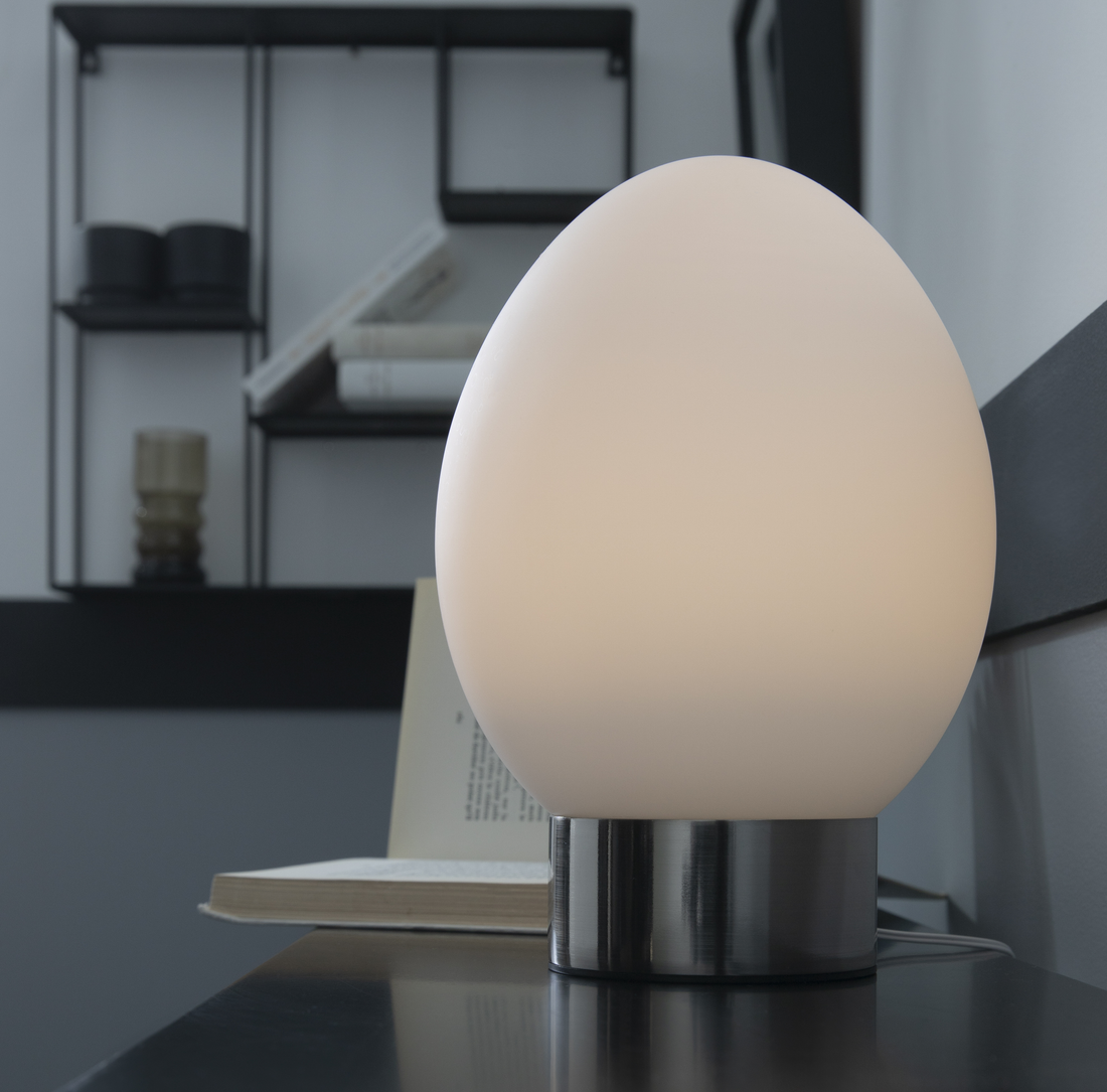 TABLE LAMP DOVE METAL NICKEL H24 CM LED 3.8 W WARM LIGHT