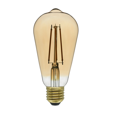 DECORATIVE LED BULB E27= 40W PEAR AMBER DIMMABLE - best price from Maltashopper.com BR420007090