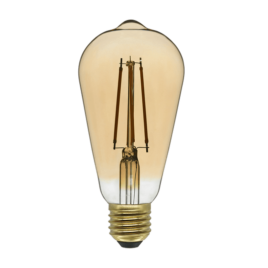 Bricocenter DECORATIVE LED BULB E27= 40W PEAR AMBER DIMMABLE