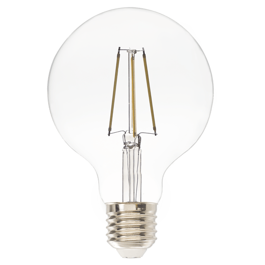 Bricocenter NATULIGHT LED BULB E27=60W GLOBE SMALL TRANSPARENT COLD LIGHT