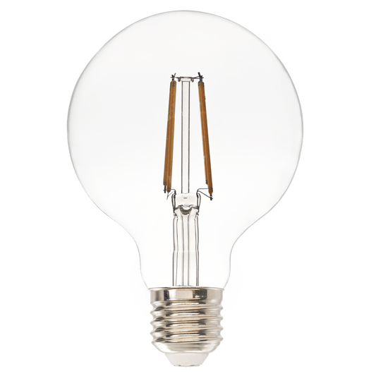 Bricocenter NATULIGHT LED BULB E27=60W GLOBE SMALL TRANSPARENT WARM LIGHT