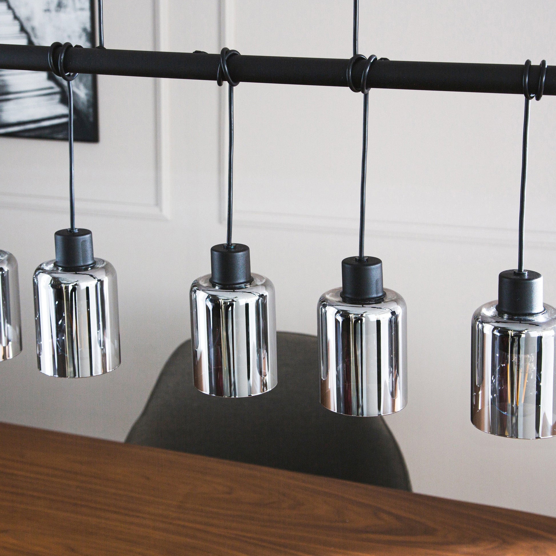 Bricocenter PARADOX METAL CHANDELIER BLACK 100CM 5XE27=40W