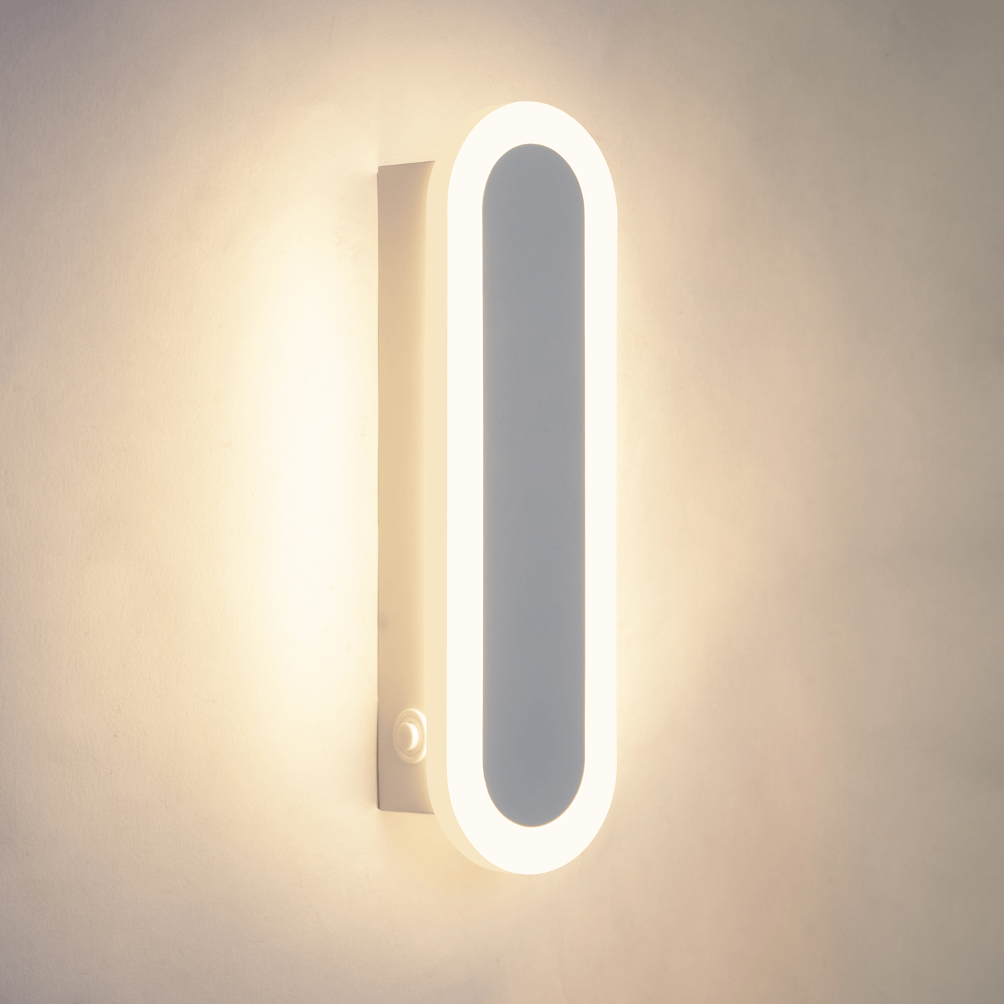 Bricocenter DABA METAL/WHITE 5.5x3.8x20CM LED 720LM WARM LIGHT FLOOR LIGHTING