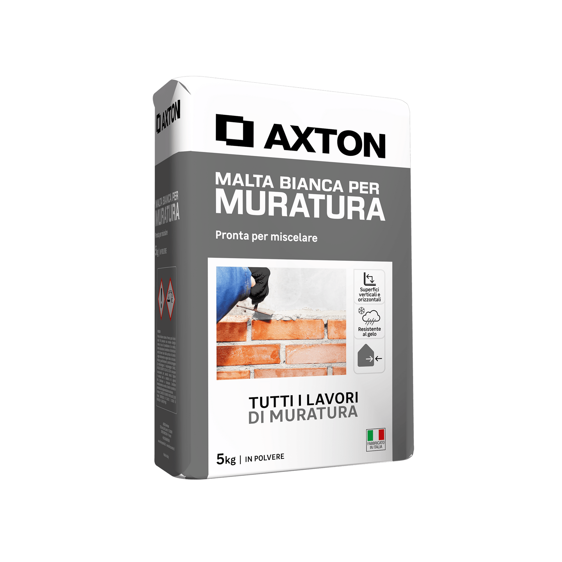 WHITE MORTAR FOR MASONRY AND PLASTER AXTON 5KG