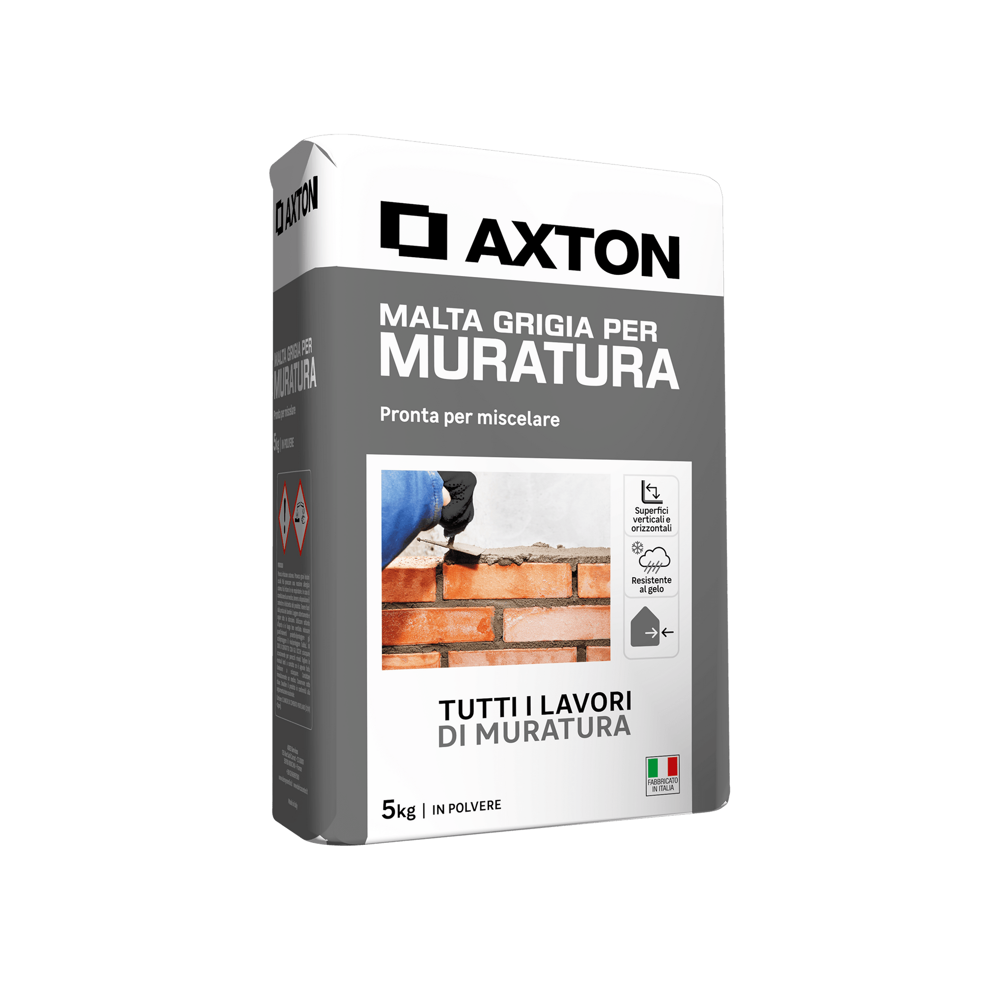 GREY MORTAR FOR MASONRY AND PLASTER AXTON 5KG