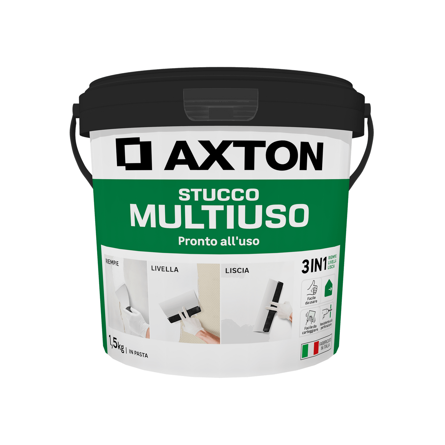 Bricocenter AXTON MULTI-PURPOSE INTERIOR FILLER PASTE 1.5KG