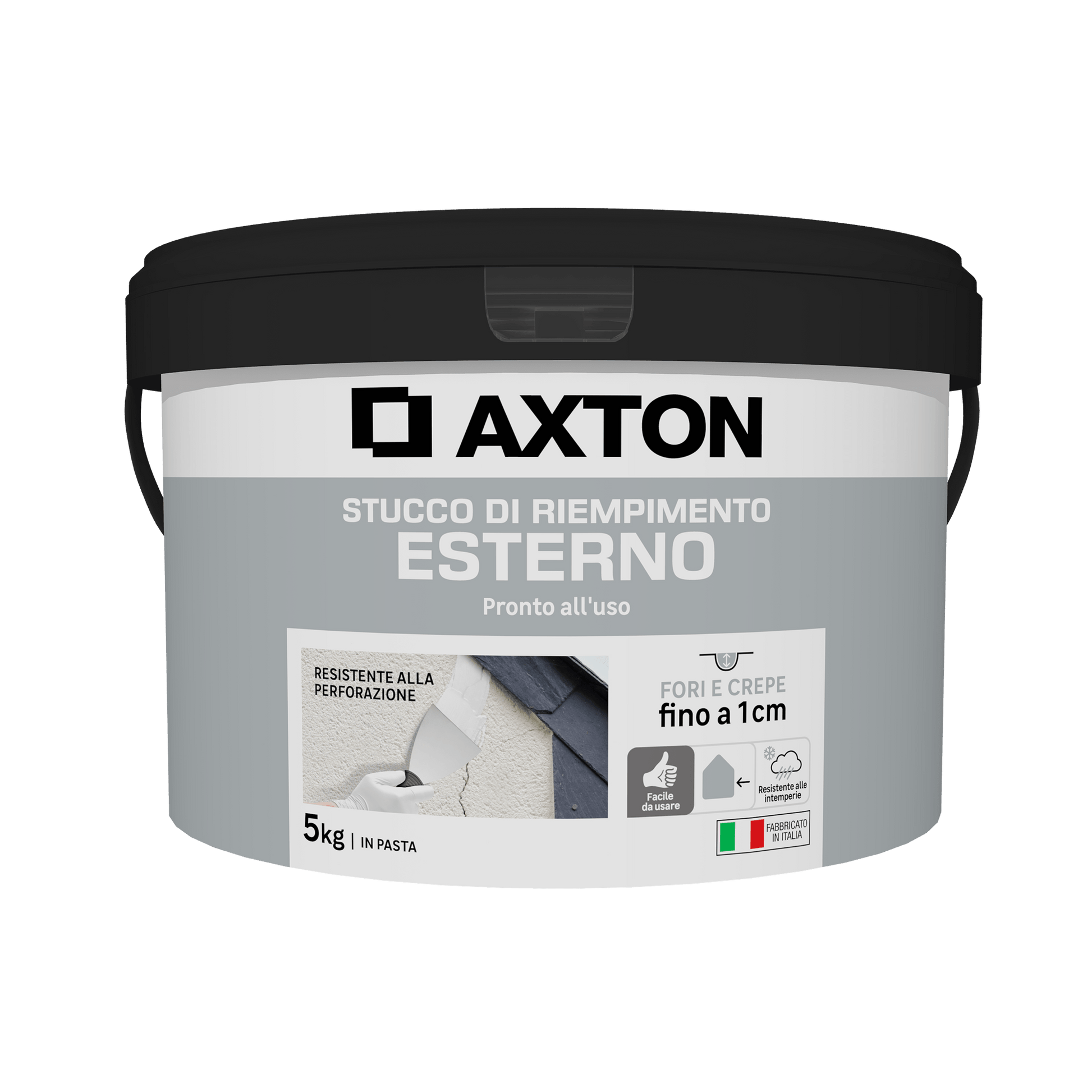 AXTON INTERIOR/EXTERIOR WHITE PASTE FILLER 5 KG