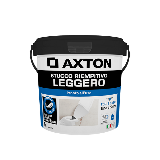 Bricocenter AXTON MULTI-PURPOSE LIGHTWEIGHT INTERIOR FILLER PASTE 1 LITRE