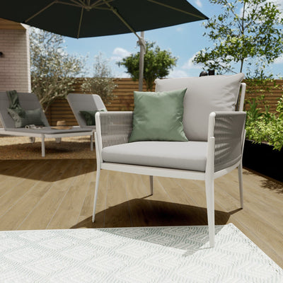 ENOS OUTDOOR CARPET GREY 120X180CM POLYPROPYLENE - Premium Furniture Carpets from Bricocenter - Just €32.99! Shop now at Maltashopper.com