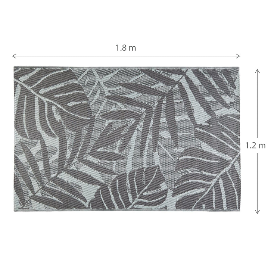 SAVANNAH GREY OUTDOOR CARPET 120X180CM POLYPROPYLENE