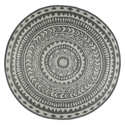 ENOS TRIBE OUTDOOR CARPET GREY D150 CM POLYPROPYLENE