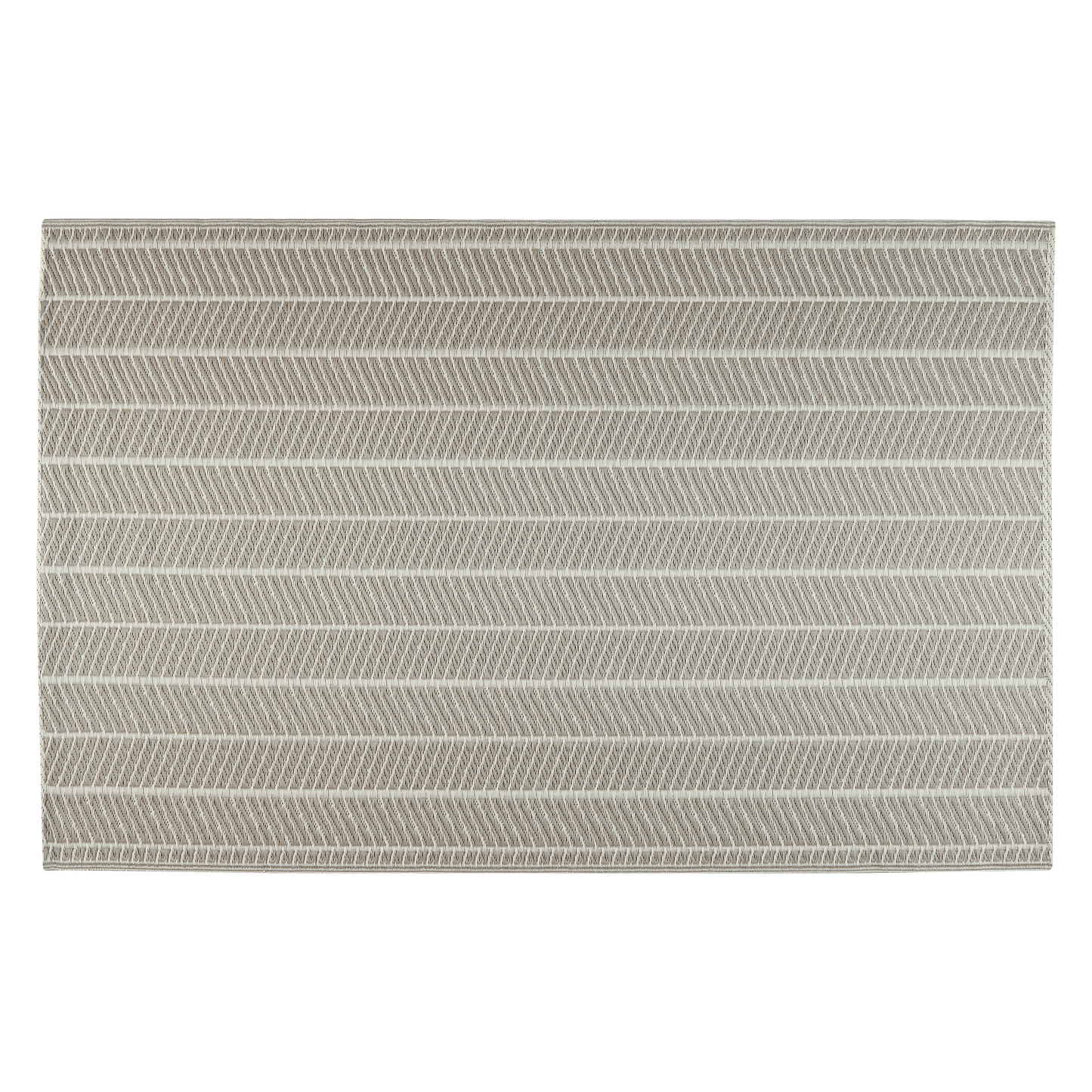 Bricocenter ENOS OUTDOOR RUG STRIPES BEIGE 120X180 CM POLYPROPYLENE