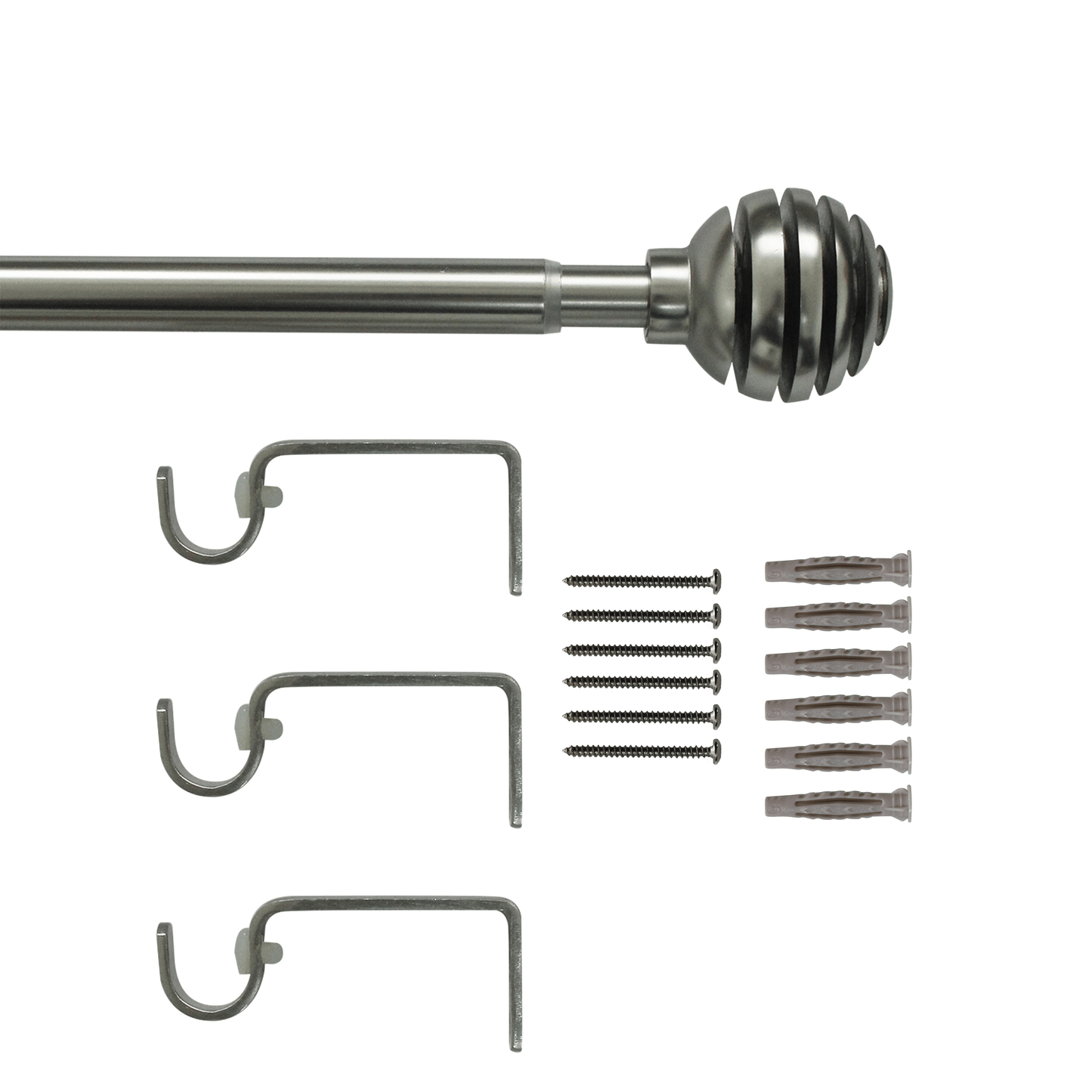 Bricocenter BALL RELAY KIT NEW D16/19 EXTENDABLE160/300 SATIN CHROME