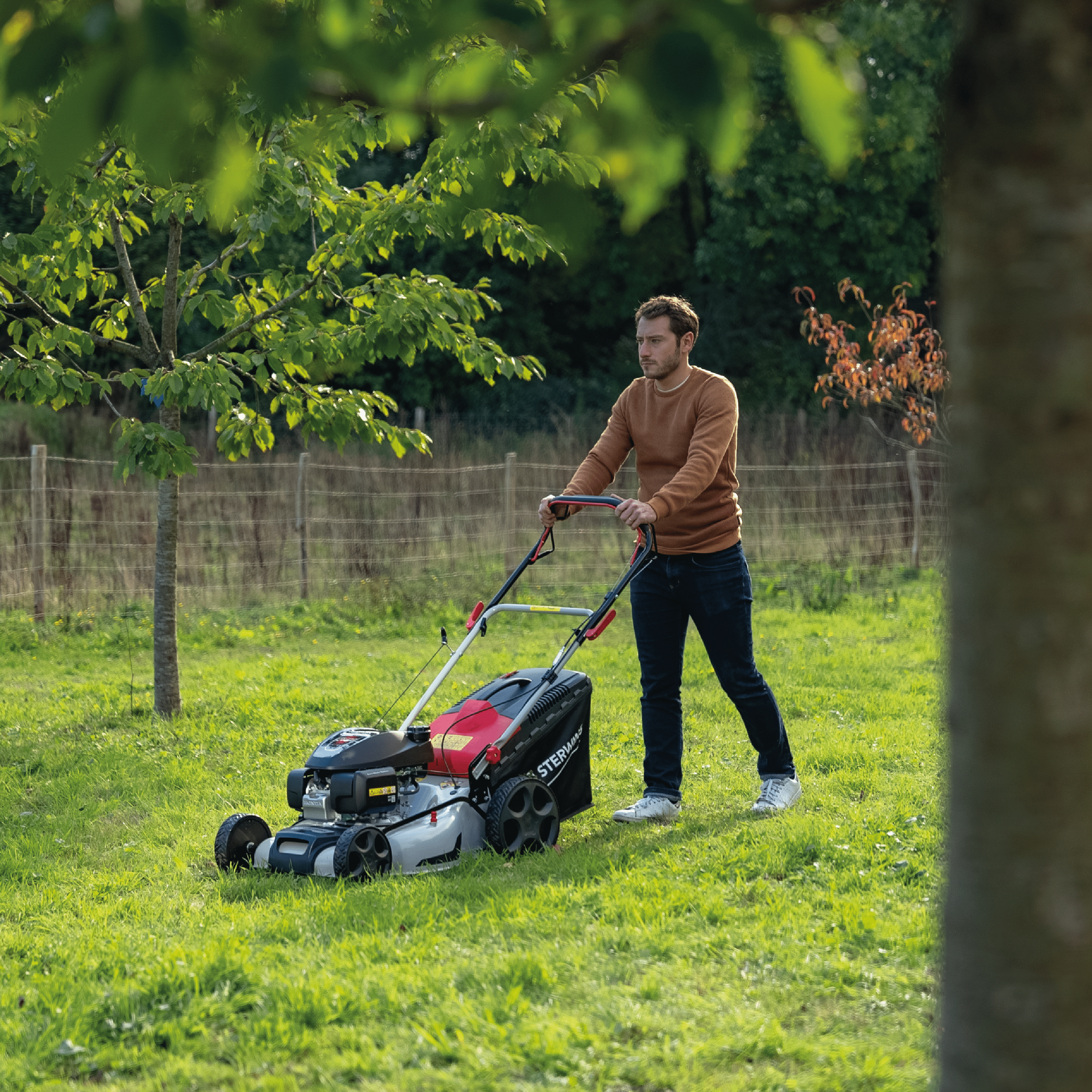 Cheap store petrol mower