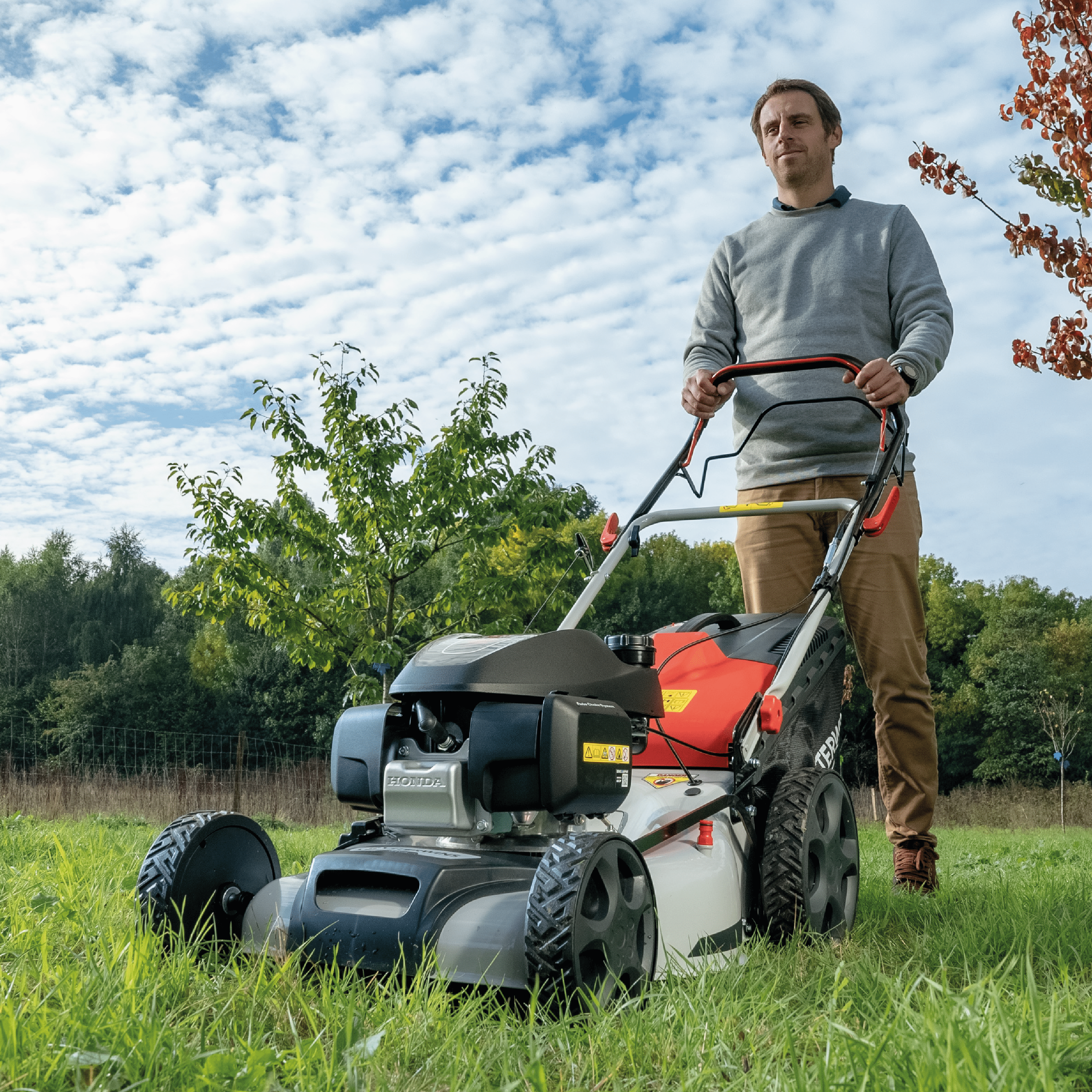 Petrol lawnmower honda online engine