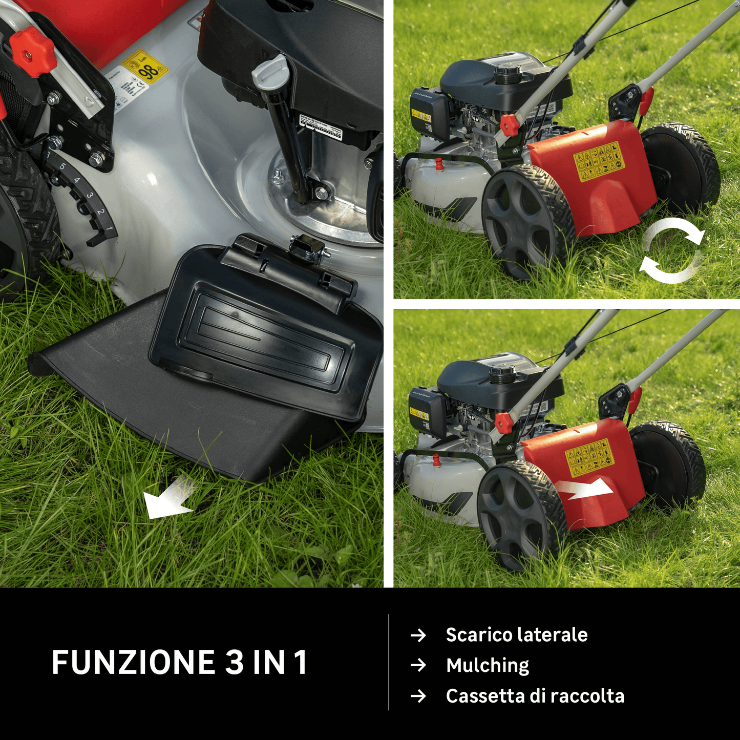 Bricocenter SELF-PROPELLED PETROL MOWER 170CC STERWINS HONDA ENGINE CUT 51