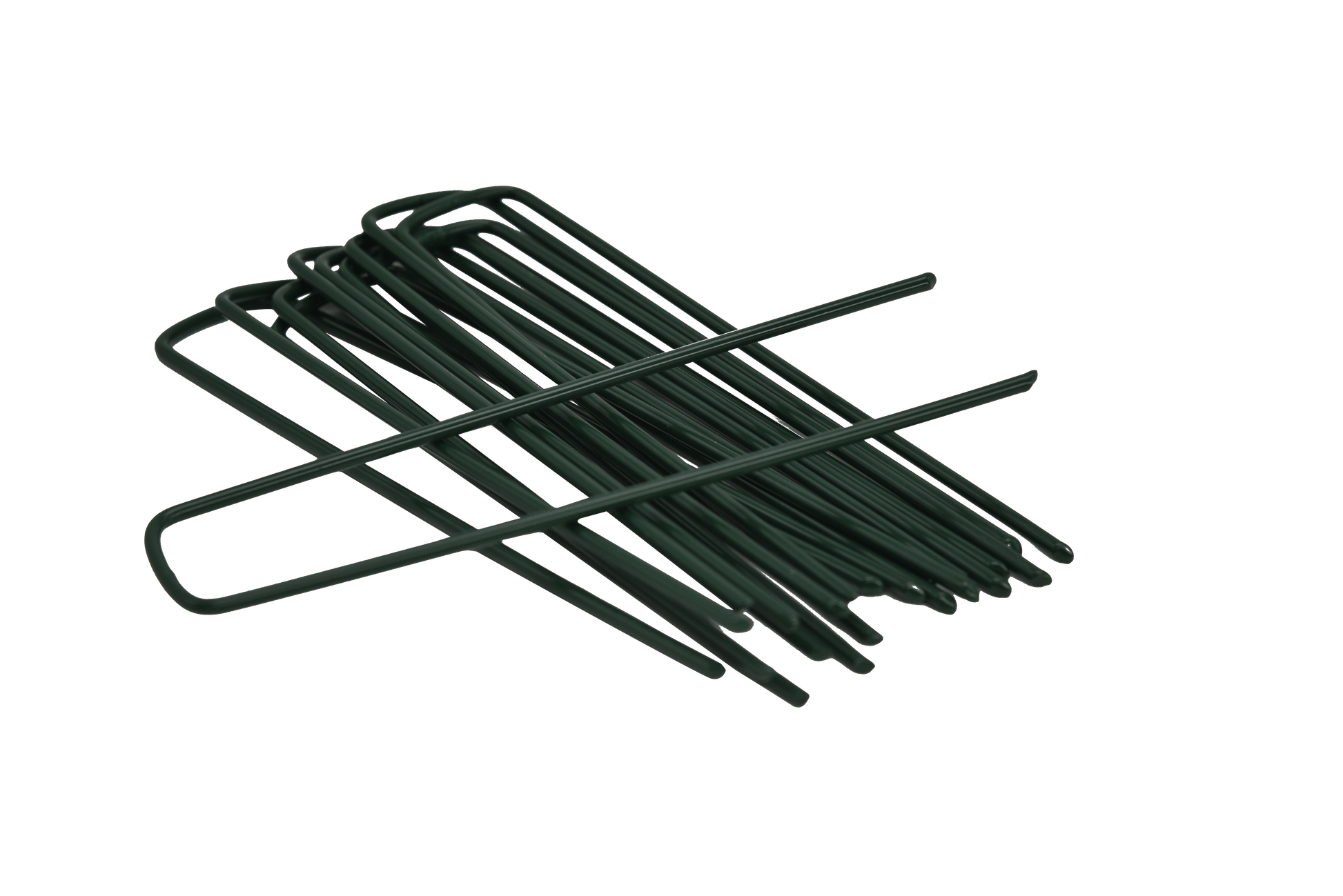 Bricocenter PACK OF 10 GREEN ARTIFICIAL TURF STAPLES NATERIAL